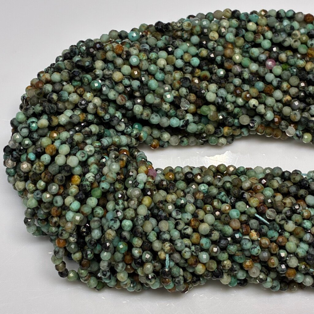 Howlite Turquoise, 2mm, 32 Cm