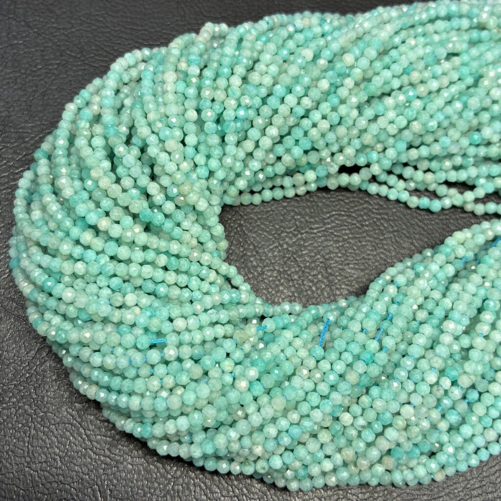 Amazonite, 2mm , 32 Cm
