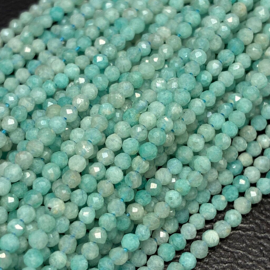 Amazonite, 2mm , 32 Cm