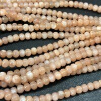 Peach Moonstone, 44 Cm, 5 Mm