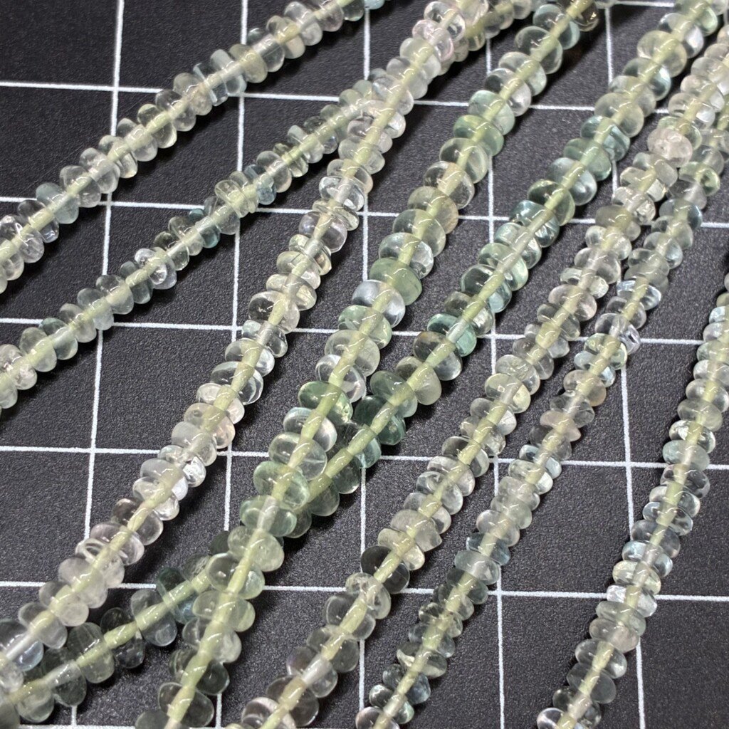 Fluorite Green, 5 Mm -4 Mm, 44 Cm