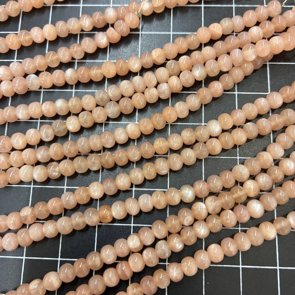 Peach Moonstone, 44 Cm, 5 Mm