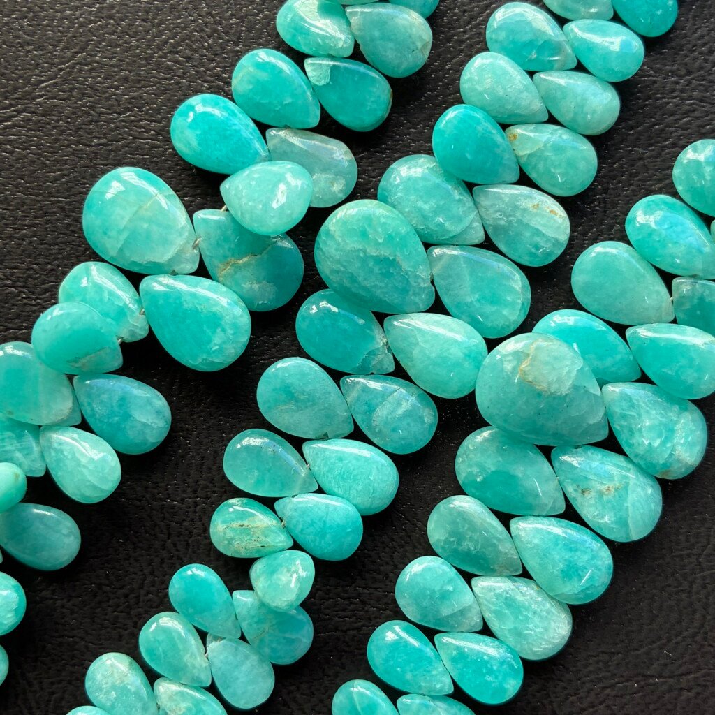 Amazonite Pear,21Cm, 15*11mm-7*4mm
