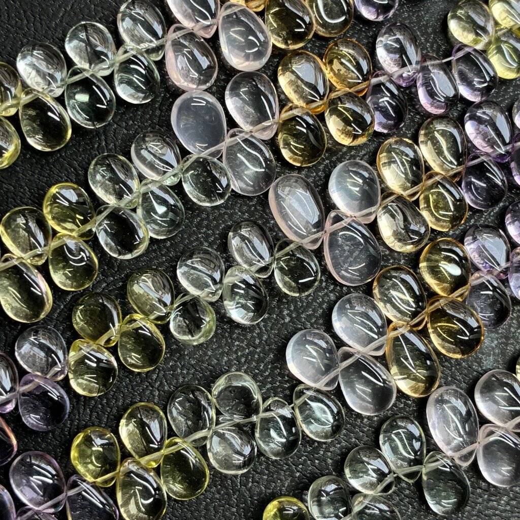 Mixed Stones Pear,22Cm,10*7mm