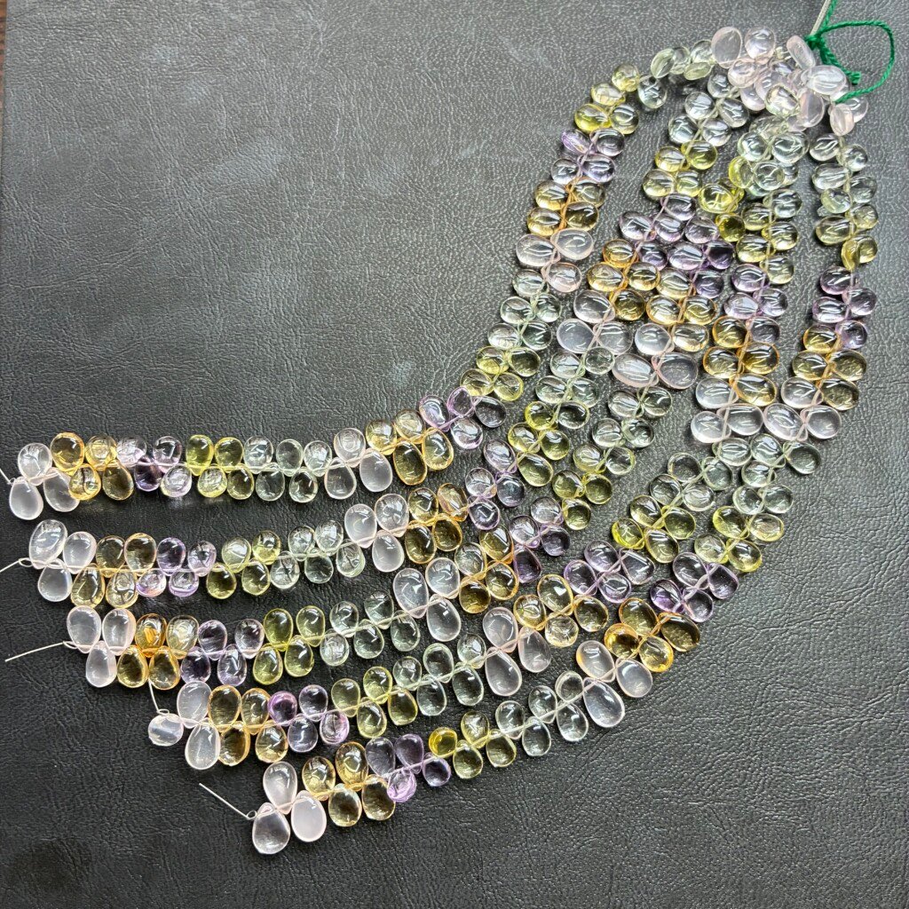 Mixed Stones Pear,22Cm,10*7mm