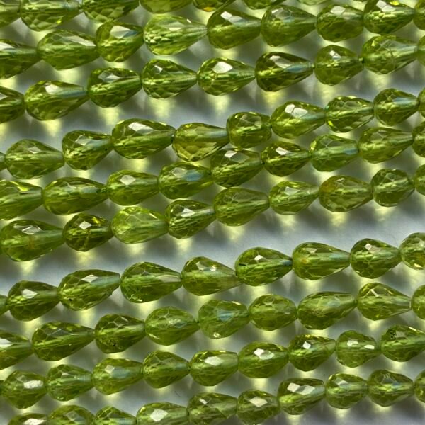 AAA Peridot Drop, 40 cm, 6*4.8 mm